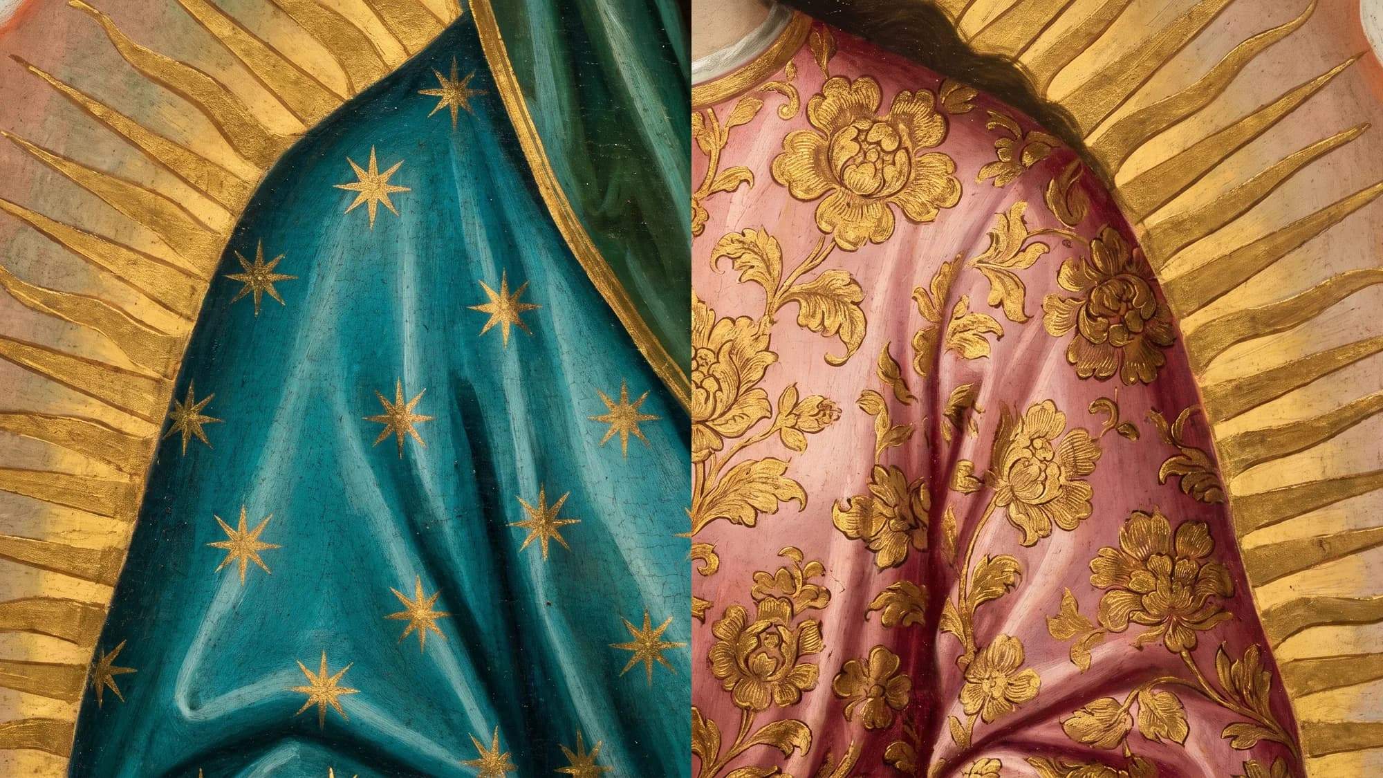 Colores de la Virgen de Guadalupe
