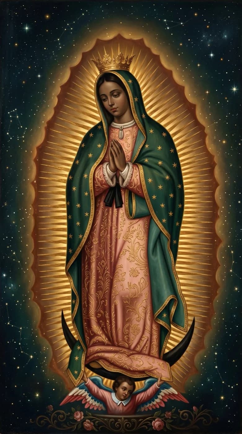 Imagen de la Virgen de Guadalupe — Fondo de pantalla de la Virgen de Guadalupe para celular
