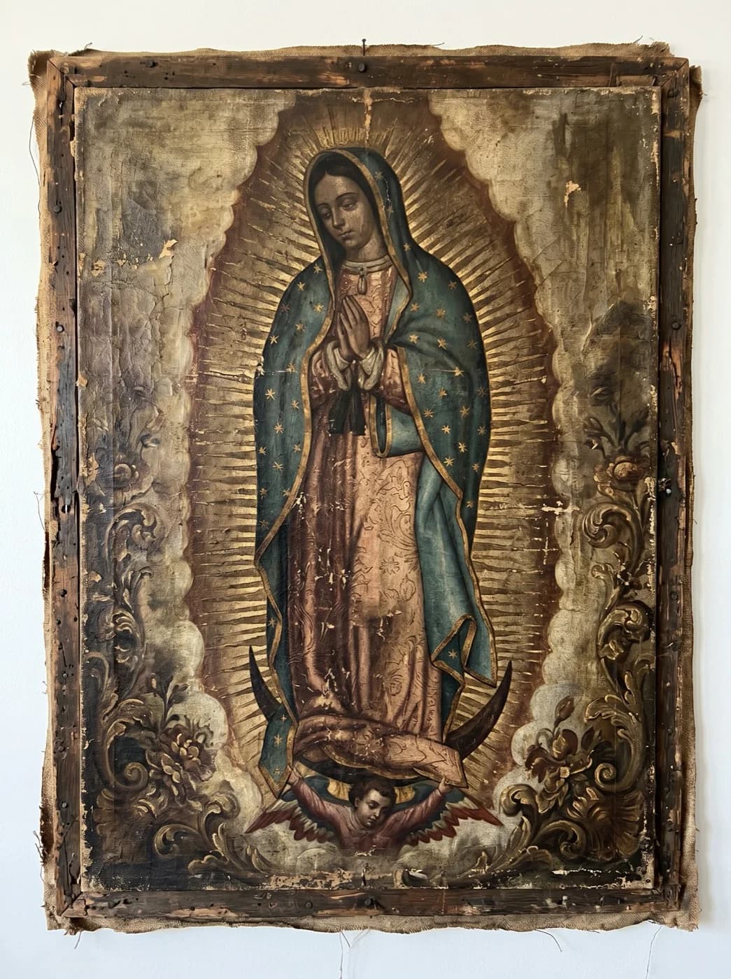 Imagen de la Virgen de Guadalupe — Imagen antigua de la Virgen de Guadalupe