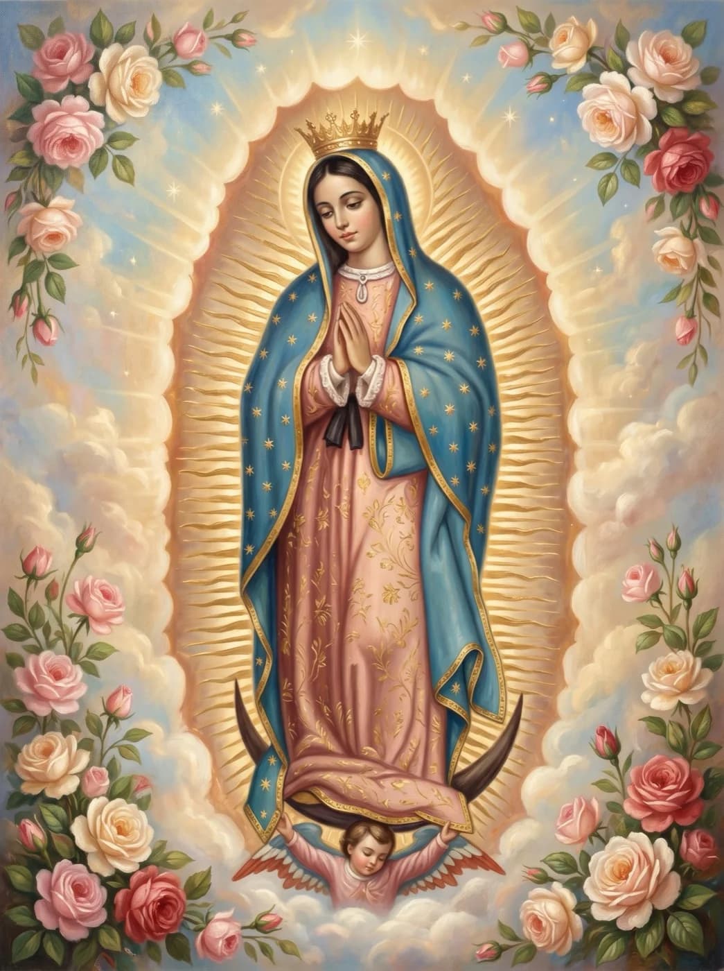 Imagen de la Virgen de Guadalupe — Imagen bonita de la Virgen de Guadalupe