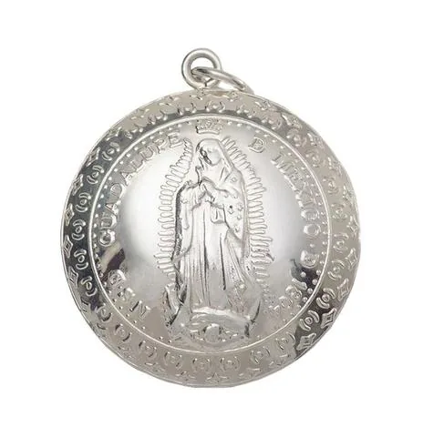 Medalla de Plata Virgen de Guadalupe Abombada