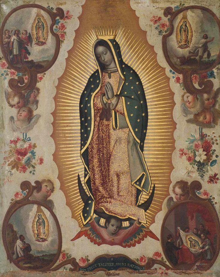 La tilma de la Virgen de Guadalupe