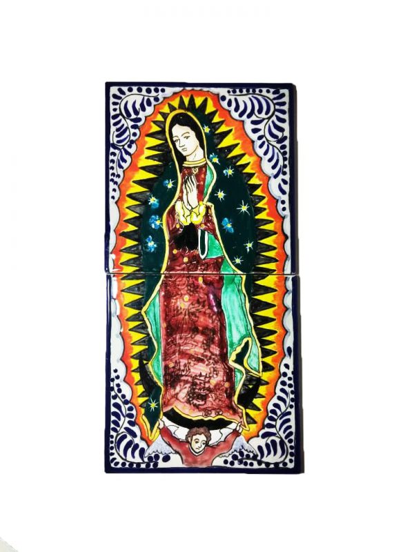 Mosaico de Talavera de La Virgen de Guadalupe